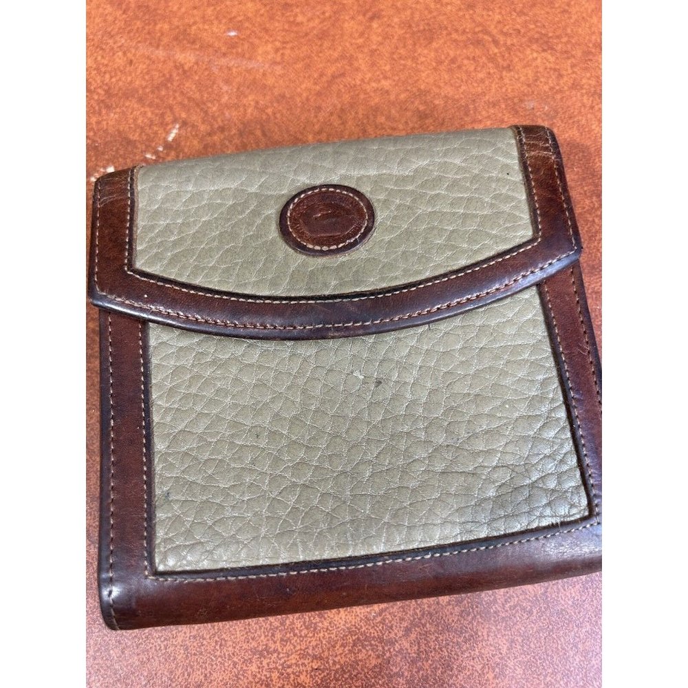 vintage dooney and bourke wallet Tan leather